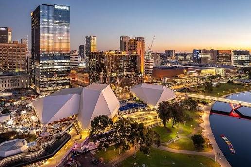 Adelaide city skyline